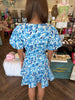 Belted V-Neck Bloom Dress