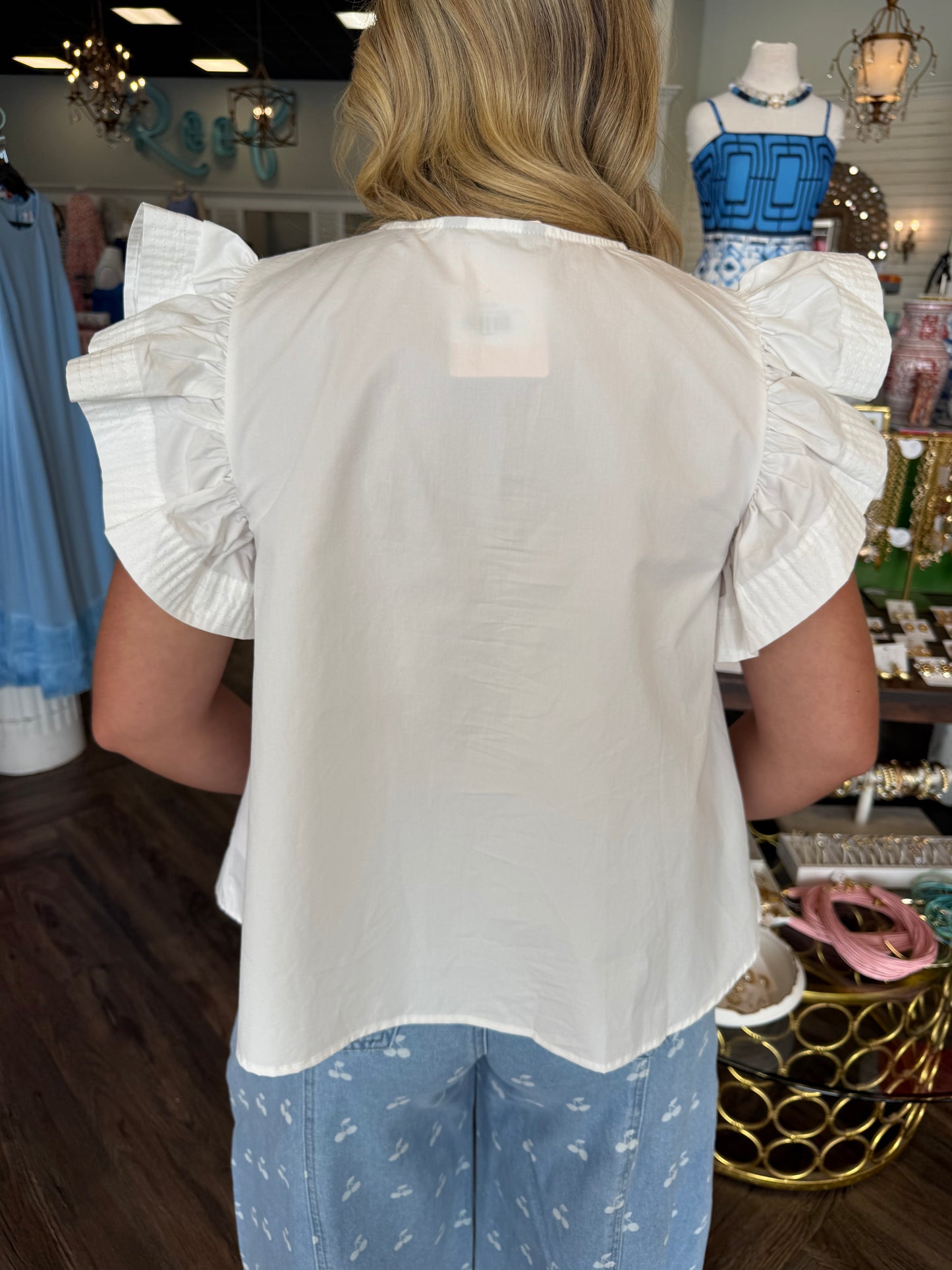Southern Charm Top: White