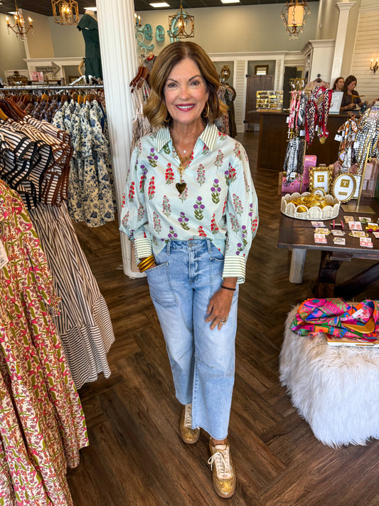 Seer Detail Bloom Top