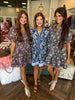 Blur Flower Imprint Dress