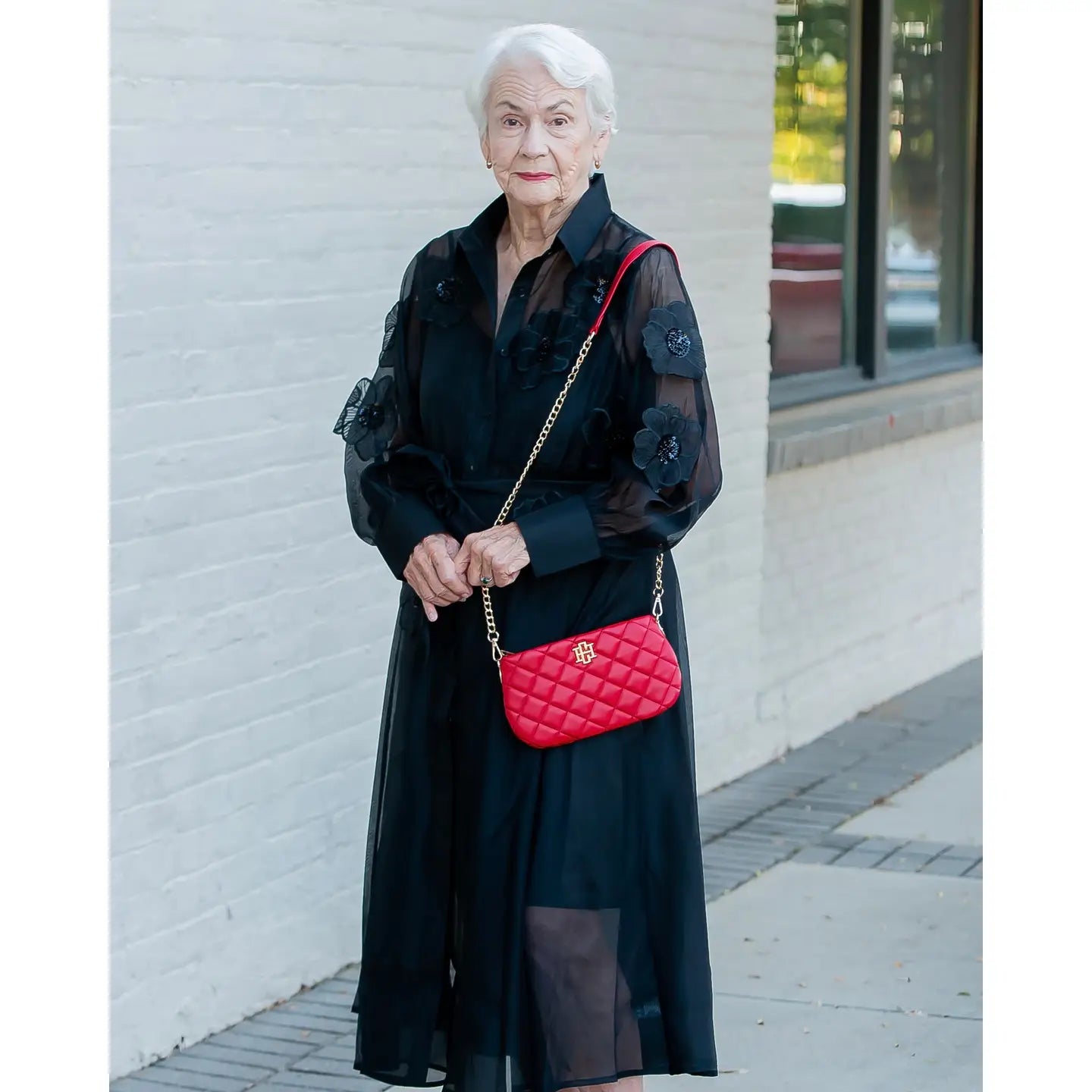 Livi Crossbody Red Sq