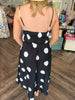 Midnight Dottie Midi Dress