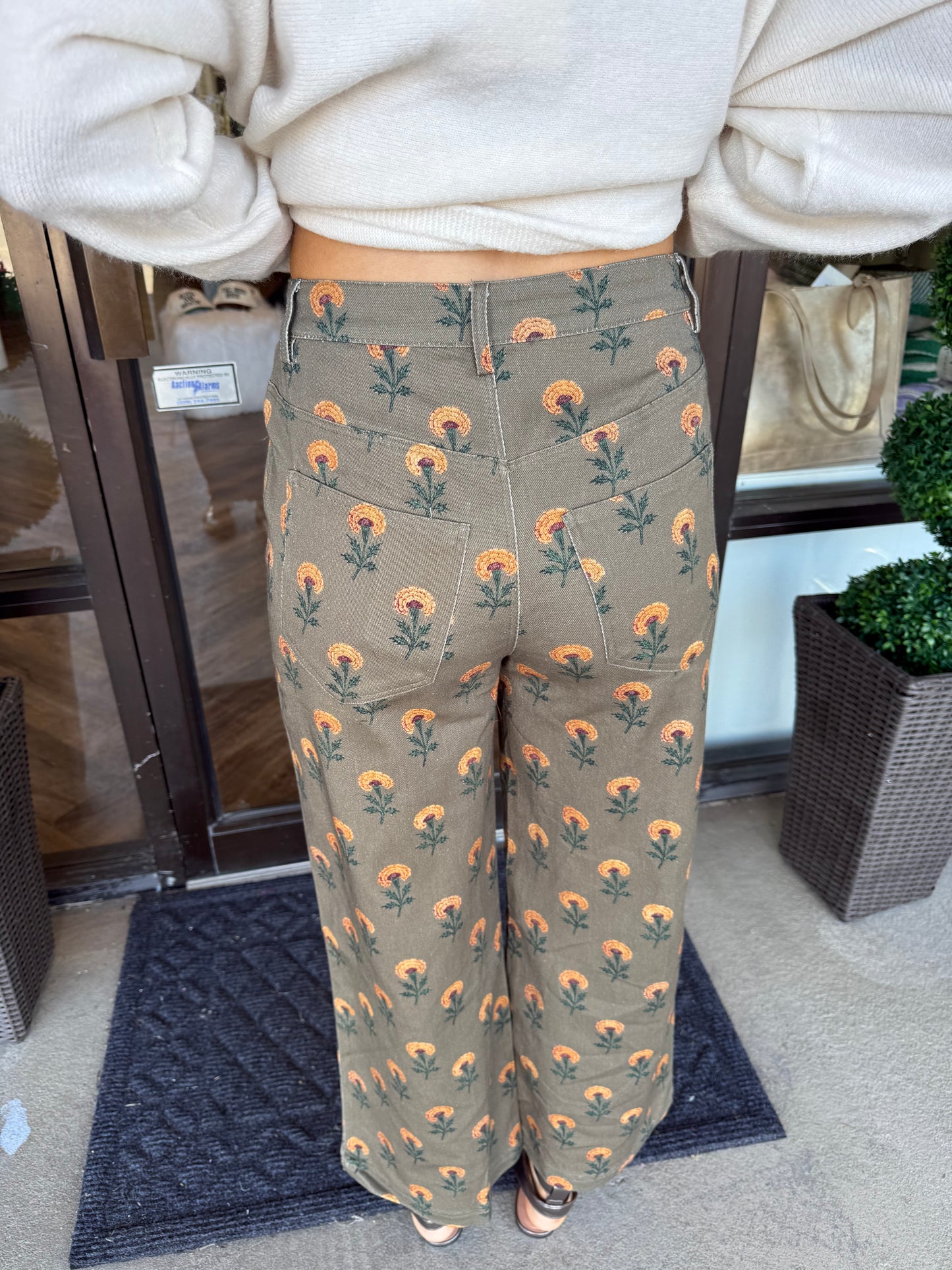 Botanical Jeans: Olive