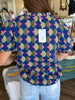 Mary Square Lainey Top: Polka Dot Pops