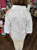 Go To White Collar Blouse