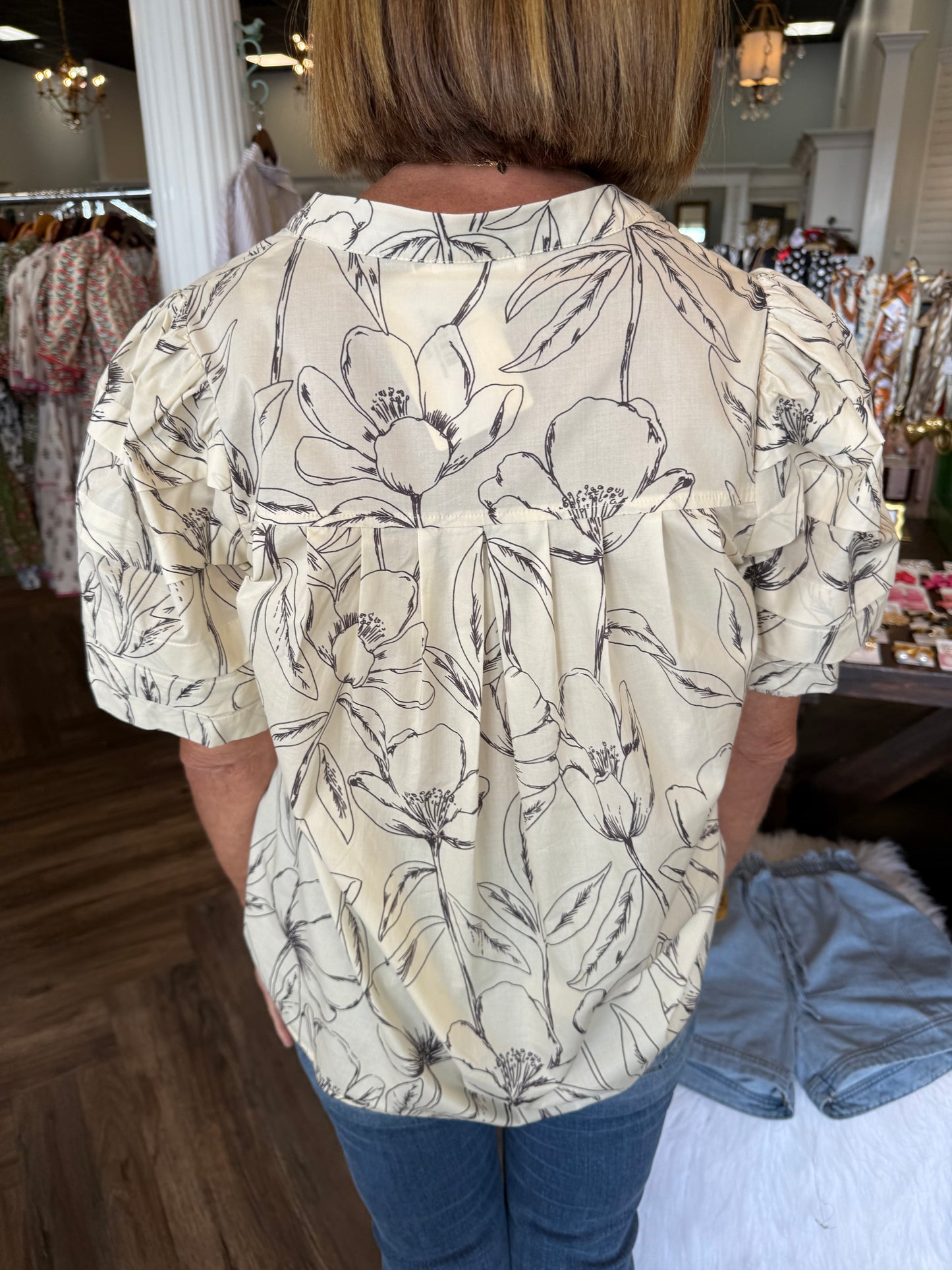 Flower Outline Top