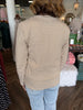 Lillie Striped Long Sleeve: Taupe
