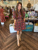 Purple Hue Floral Dress