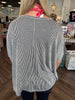 Corded Rib Top- Black