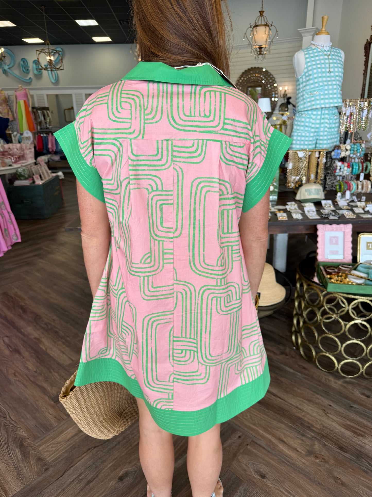 Sweet Swirl Dress: Pink