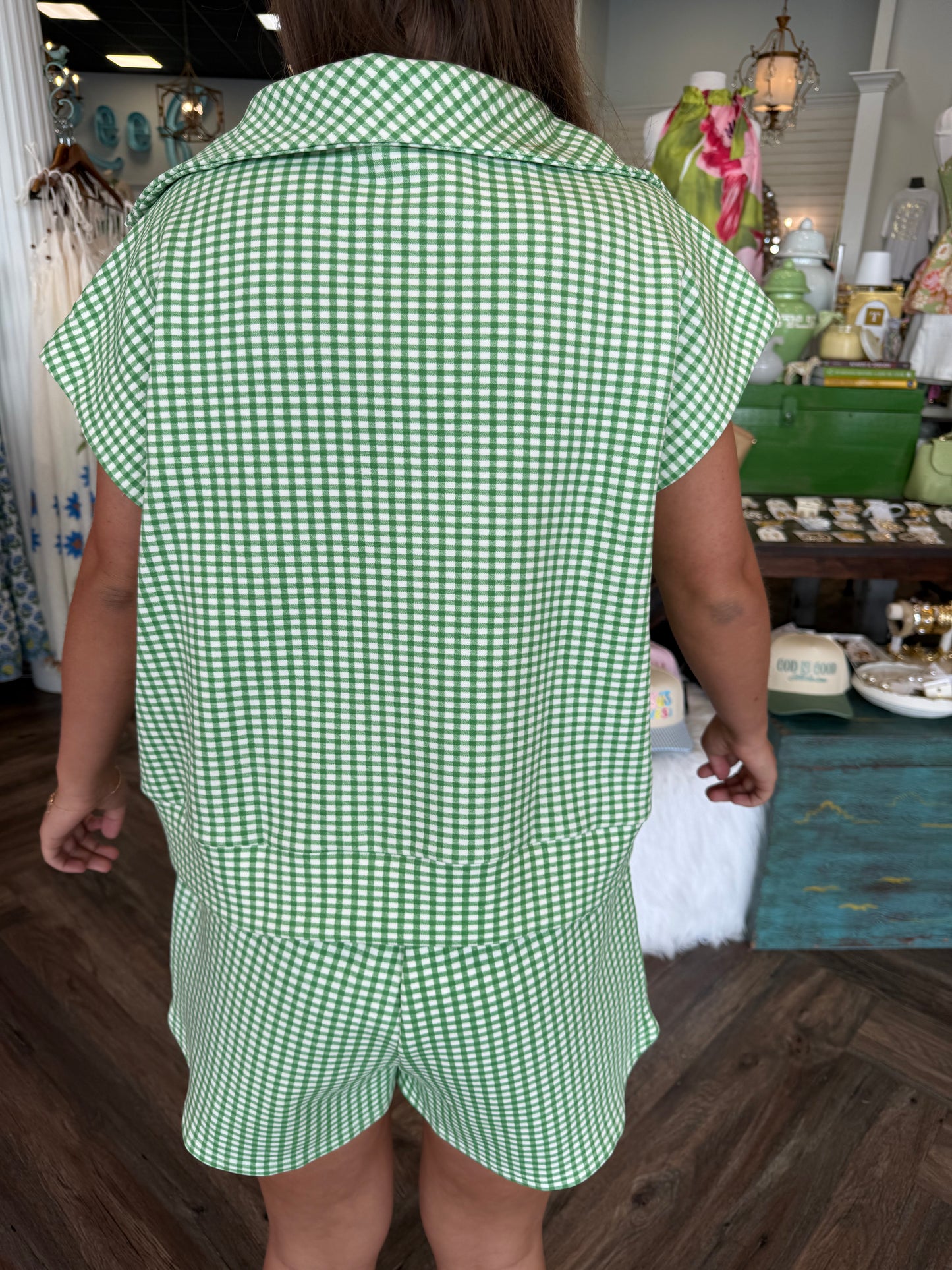 Perfect Plaid Set: Green