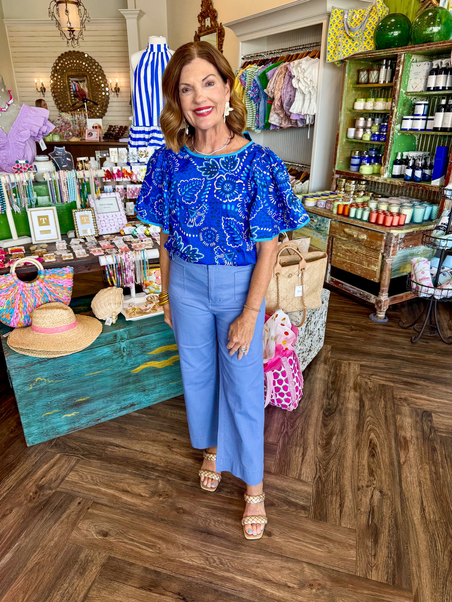 Patch Pocket Pants: Chambray