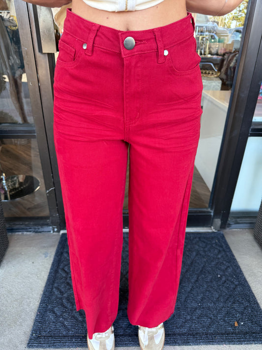 Regan Red Pants