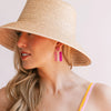 Sunshine Tienda- Hibiscus Block Earrings
