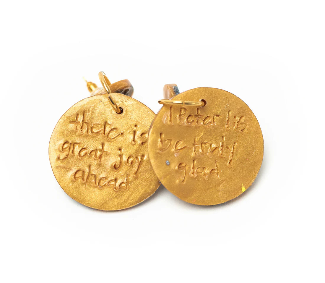 Hidden Truth: Gold, Silver & Bronze Double Dangles