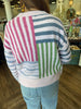 Stripe Patch Sweater