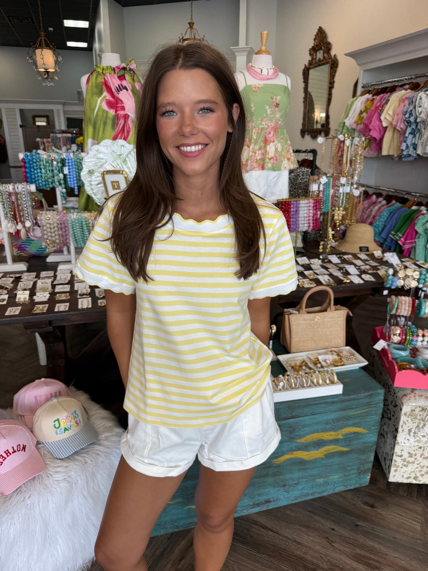 Fancy Shorts- White