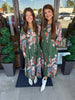 Olive Fall Dream Midi Dress