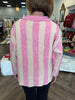 Bibi Stripe Top: Rose