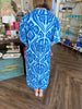 Ocean Breeze Smocked Midi Dress