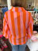 Pink/Orange Stripe Top