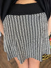 Jacquard Pleated Skort
