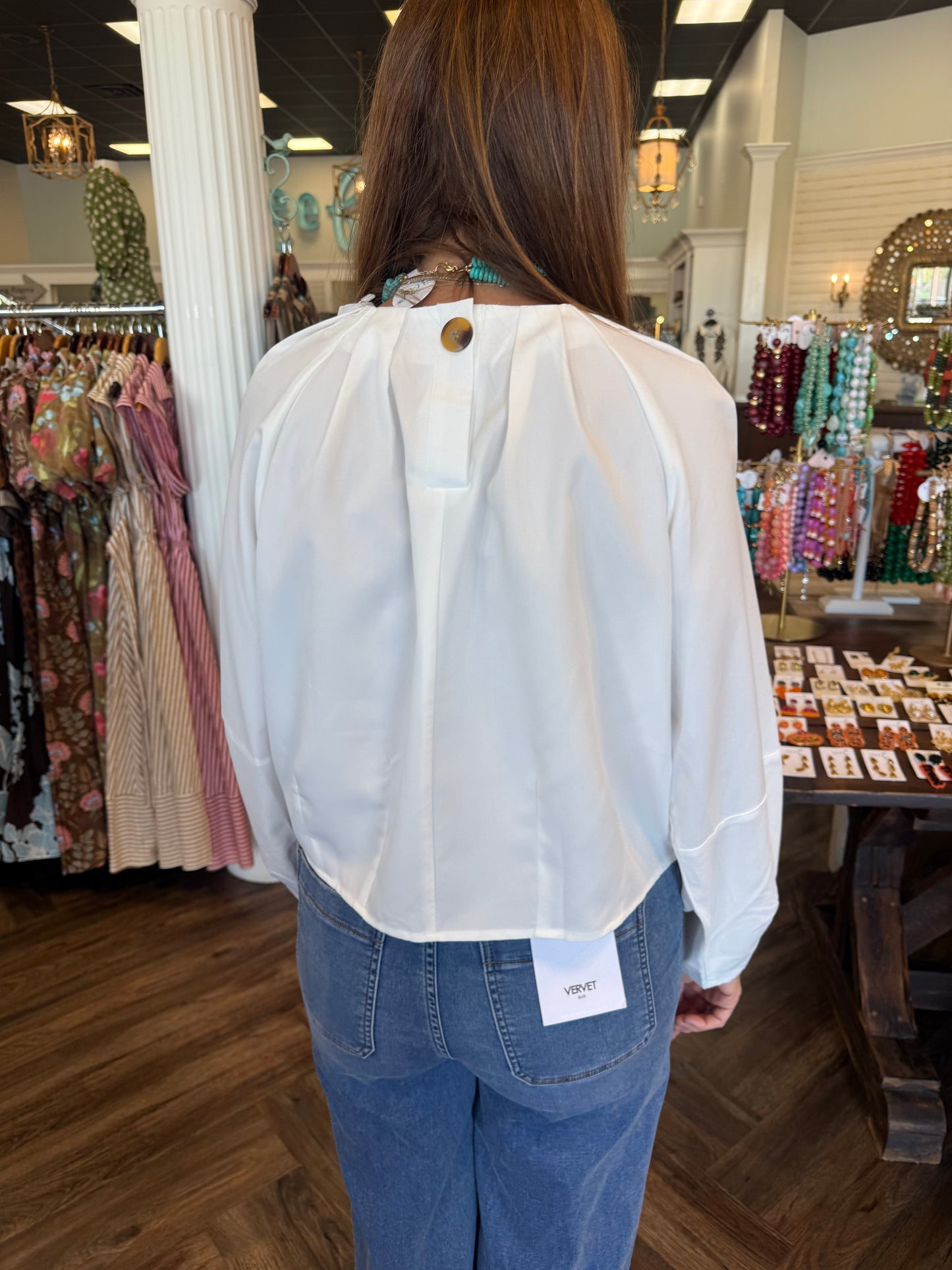 Olivia White Blouse