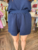 Comfy Dotted Set: Navy