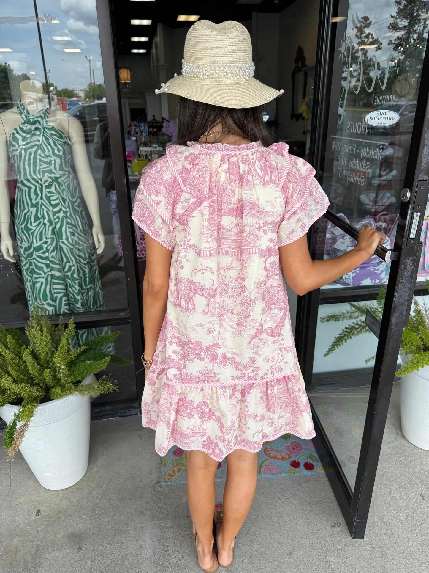 Pink Landscape Dress