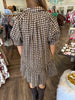Brown Square Dress