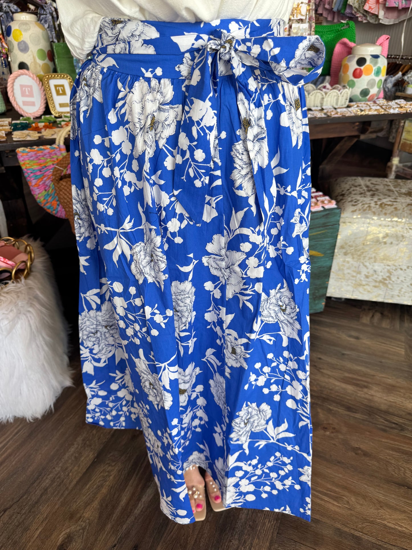 Royal Poplin Skirt
