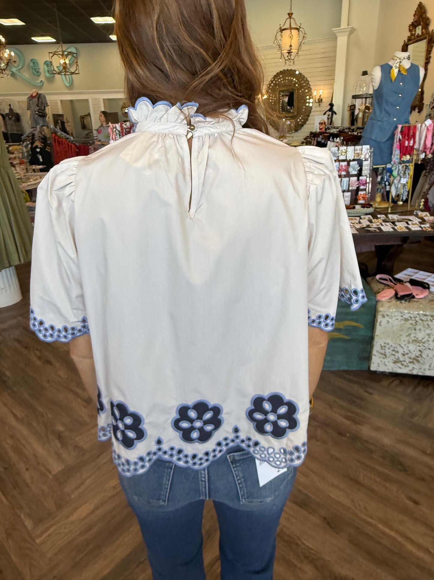 Lux Design Top: Cream