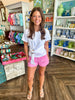 Pink Gingham Shorts