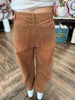 Corduroy Barrell Jeans: Camel