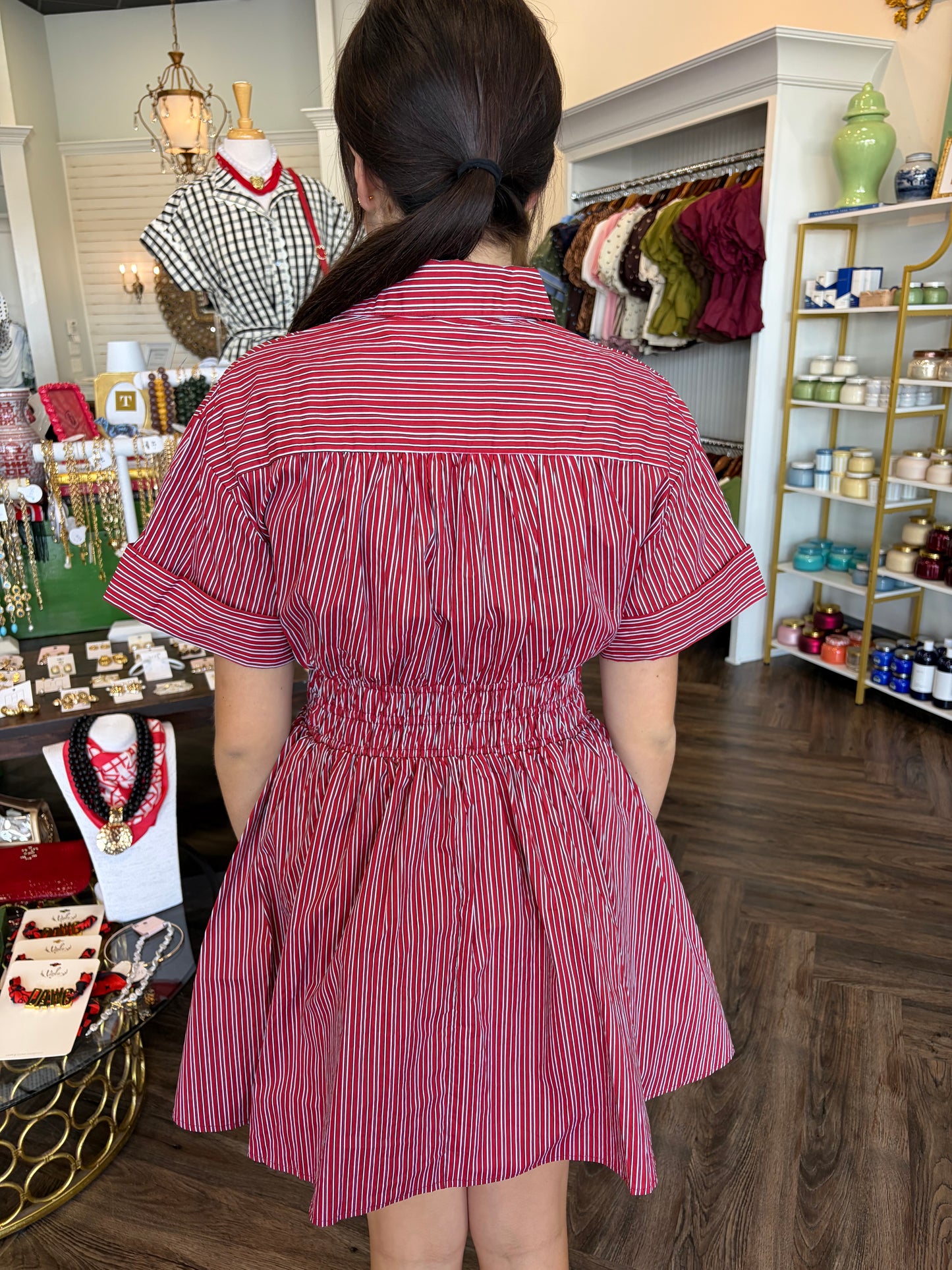 Dawg Striped Dress