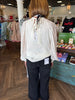 Mary Square Brianna Top: Cream