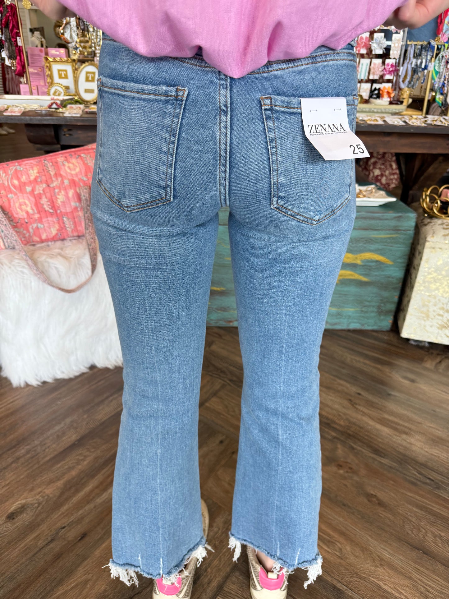 Zenana High Rise Jeans: Flare