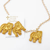 Hidden Truth: Gold Between The Hedges Earrings