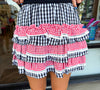 Gingham Lace Skirt