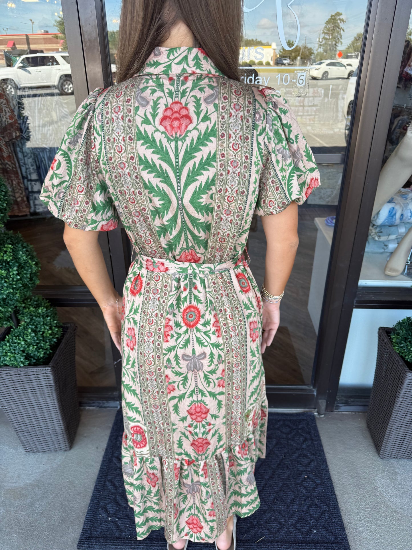 Floral Garden Midi Dress
