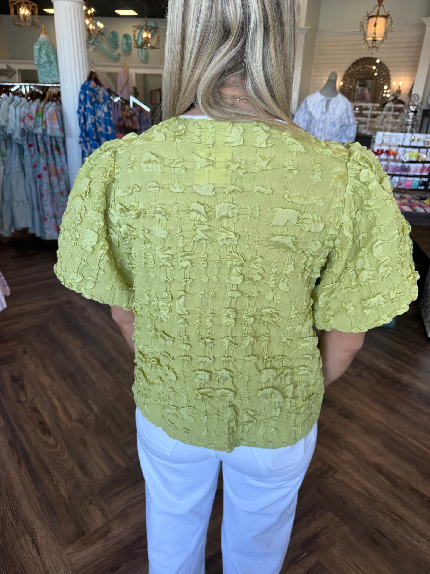 Avocado Tie Top