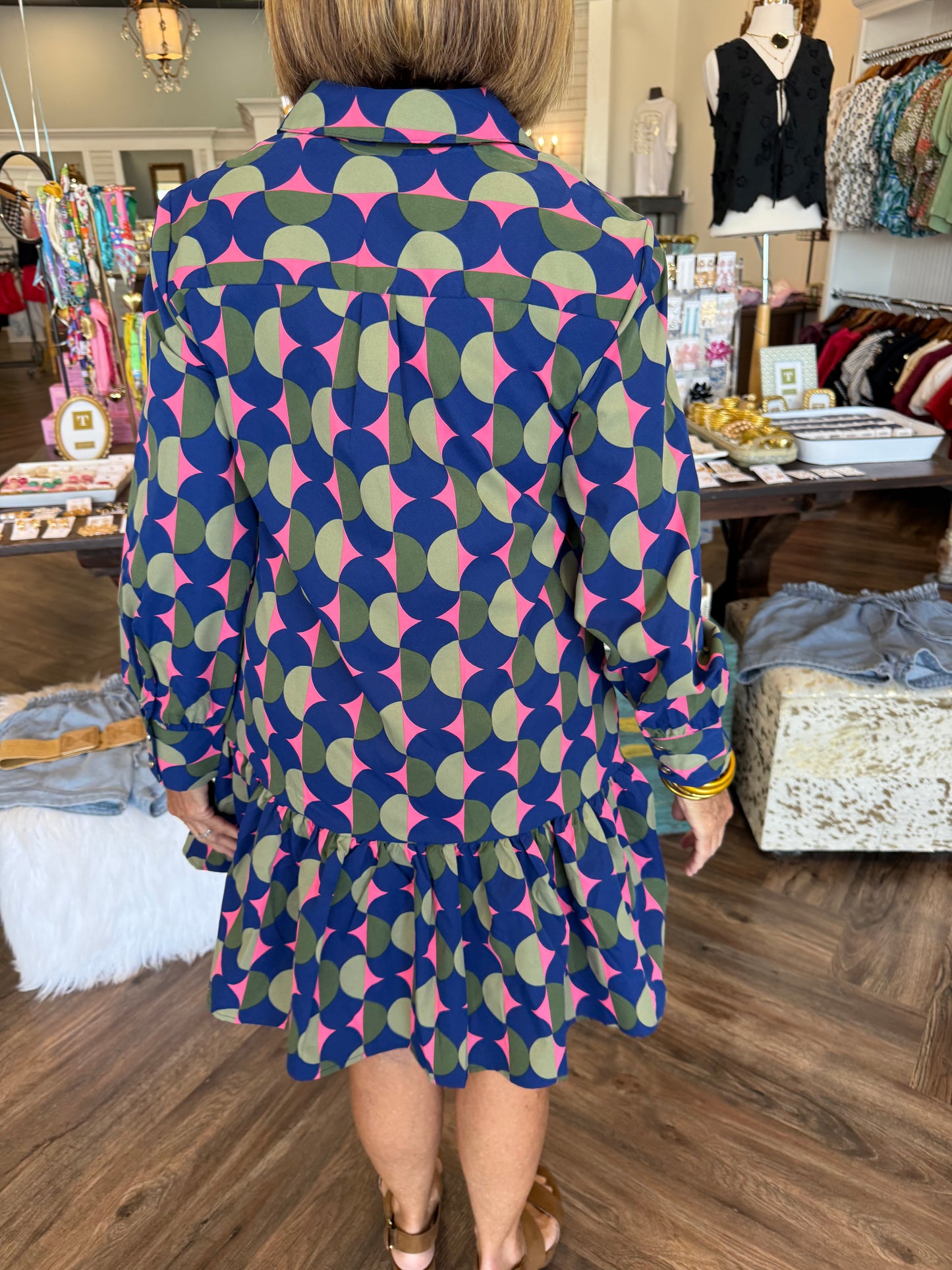 Mary Square Fiona Dress: Polka Dot