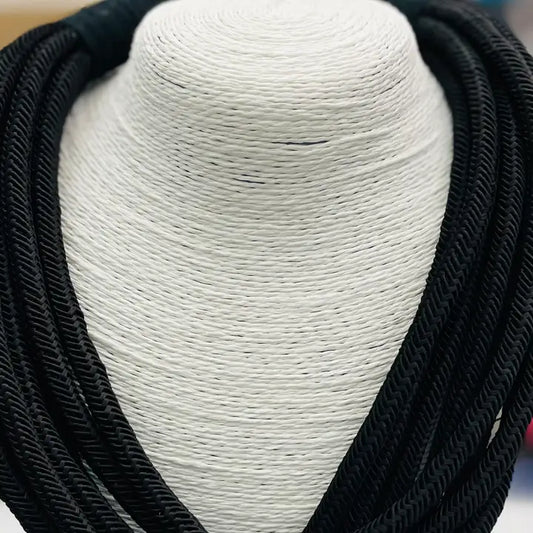 Rope Necklace: Black
