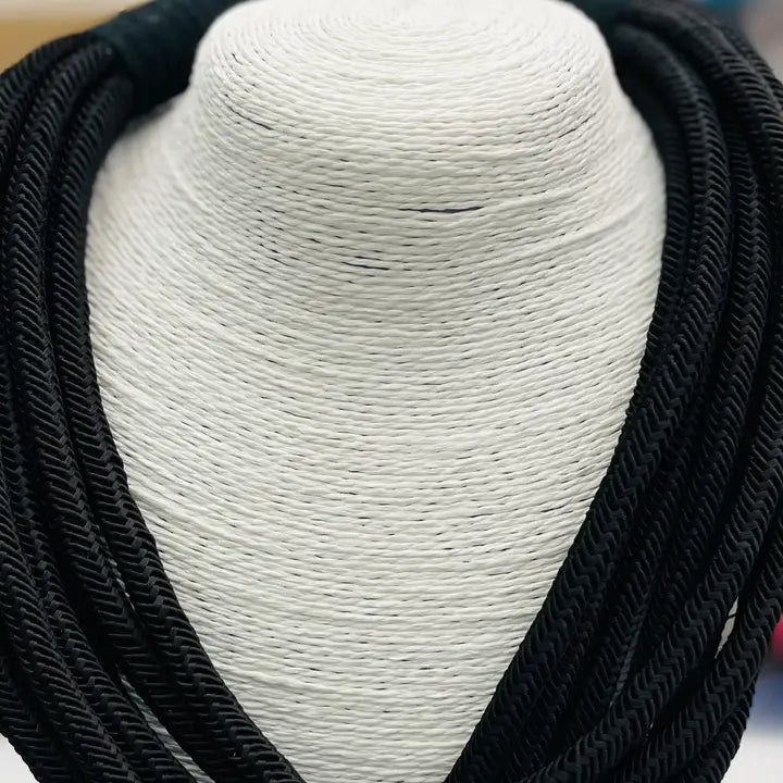 Rope Necklace: Black