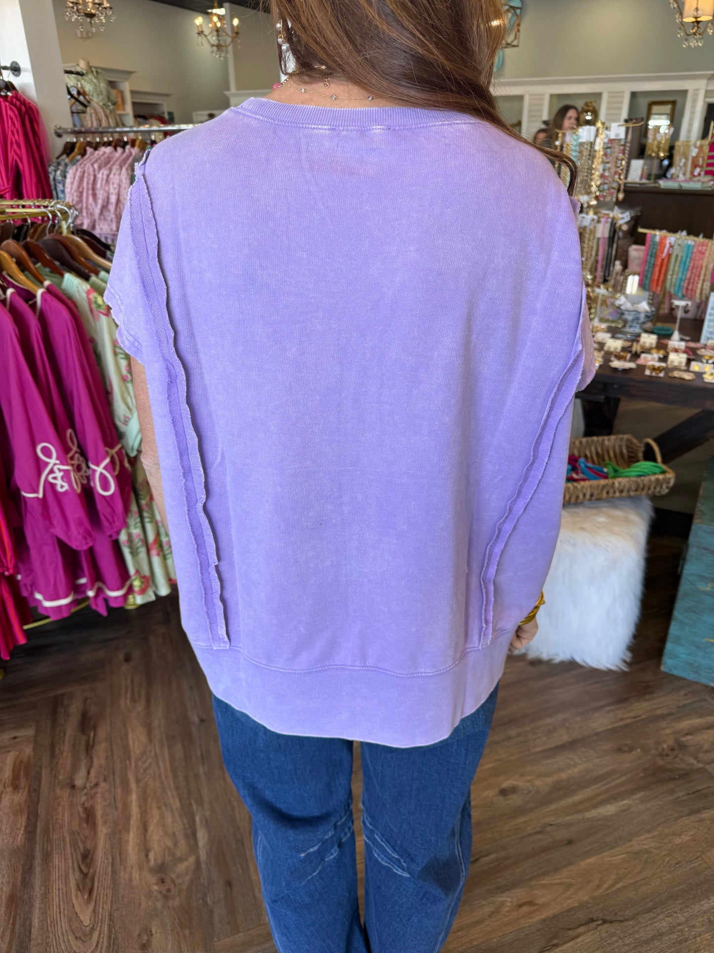 Softy Fit Top: Lavender