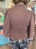 Zipper Smock Top: Espresso