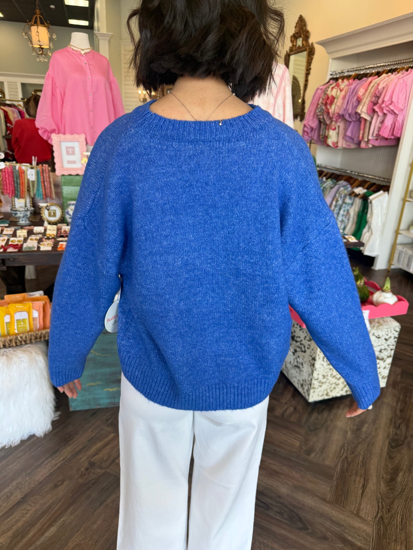 Mallard Duck Sweater: Royal