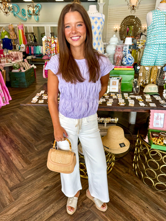 Purple Smock Top