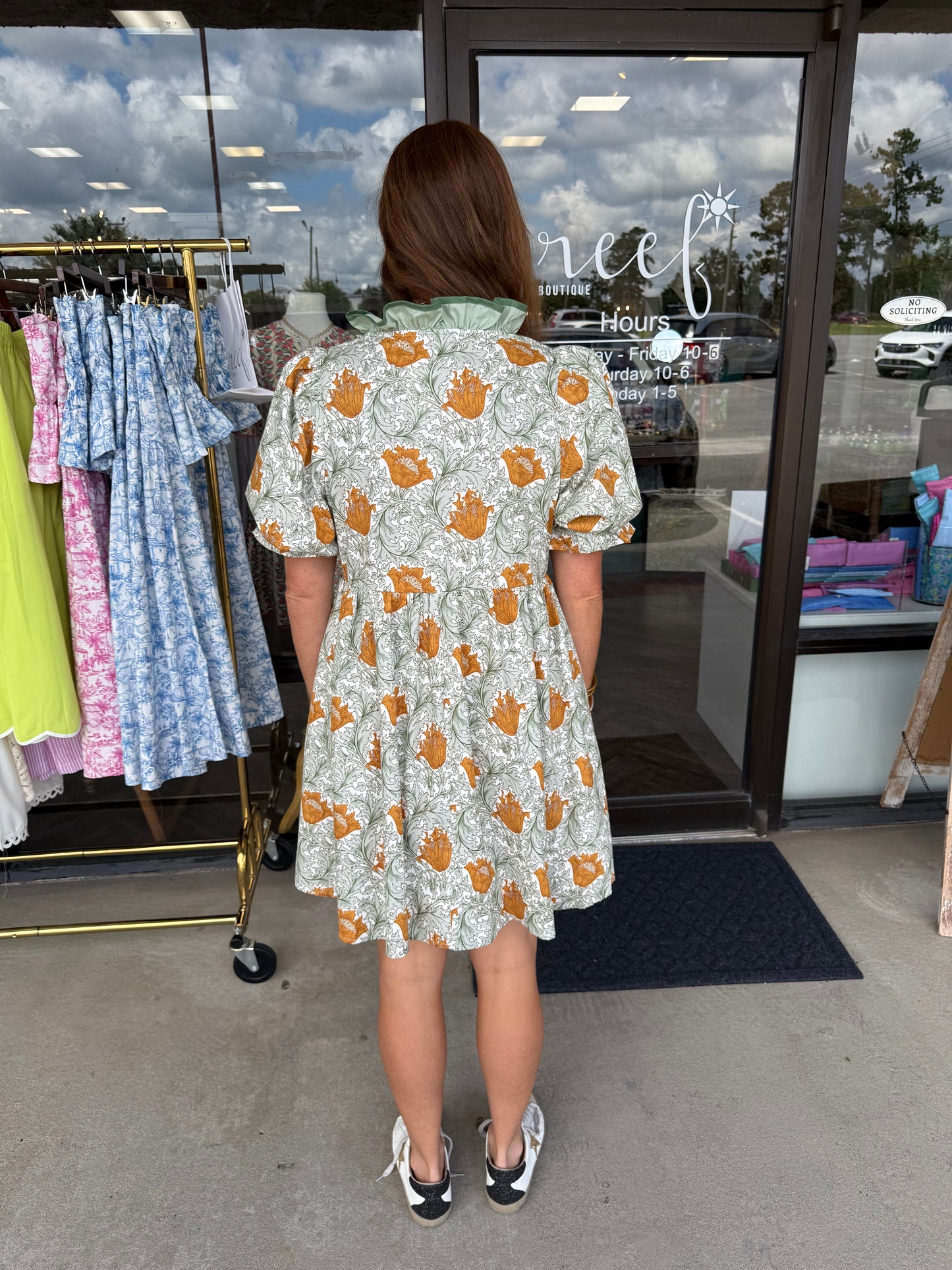 Seasonal Fall Flower Dress