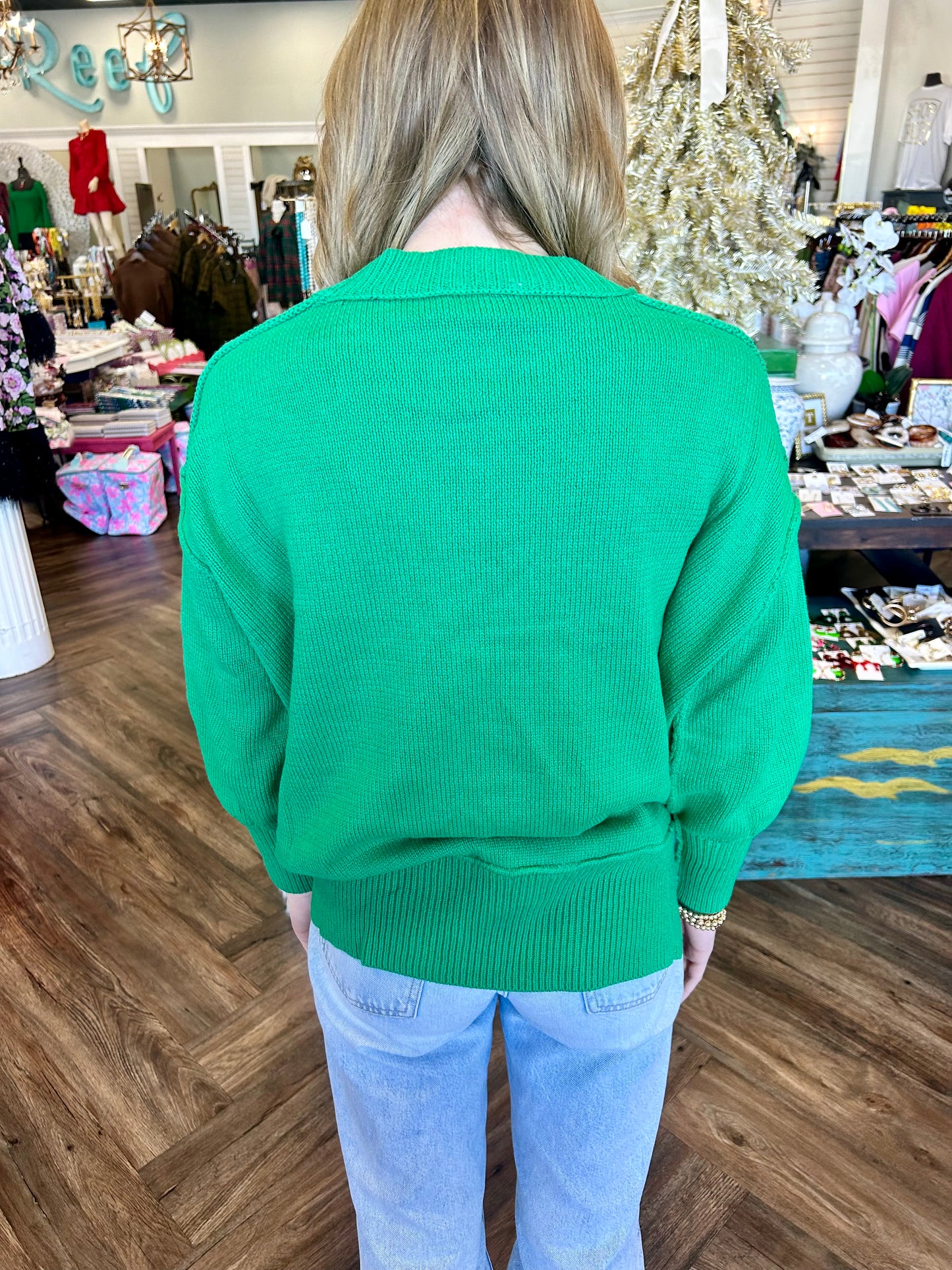 Isabel Sweater: Green